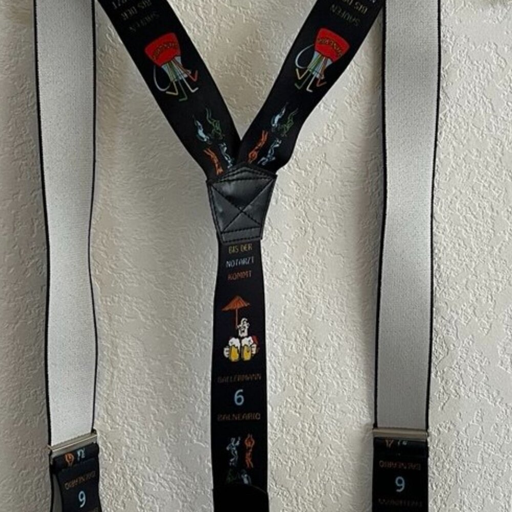 Vintage Oktoberfest Ballermann Suspenders - Picture 4 of 5